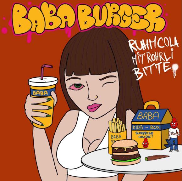 BABA x Röhreboy Burger Tee